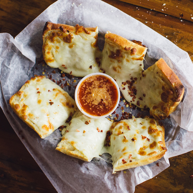 Garlic Cheese Bread from Coach's Pizza
