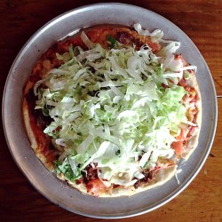 Cheeseburger Bacon Pizza from Coach's Pizza