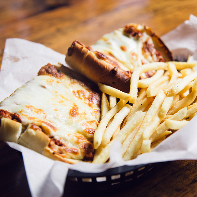 Italian Grinder and Fries from Coach's Pizza