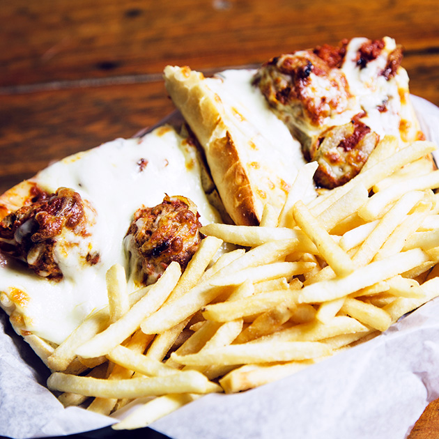 Italian Meatball Sandwich from Coach's Pizza