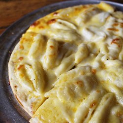 Mac 'N Cheese Pizza from Coach's Pizza