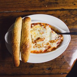 Baked Cavatelli from Coach's Pizza