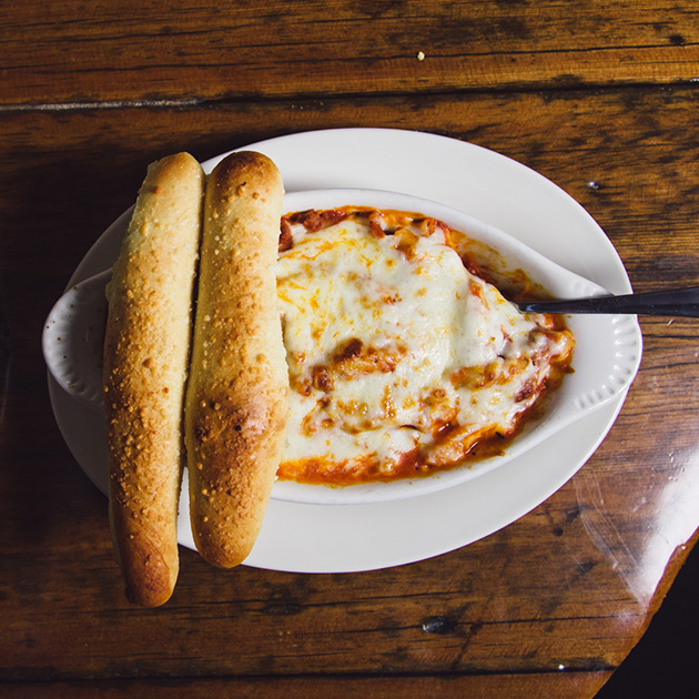Baked Cavatelli from Coach's Pizza